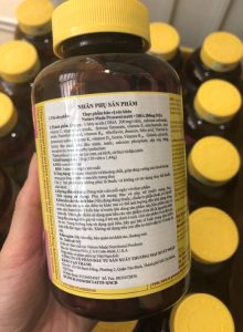 In tem nhãn phụ cho sản phẩm đảm bảo an toàn