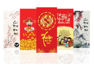 Mẫu in lì xì giá rẻ tại hà nội với màu sắc tươi mới