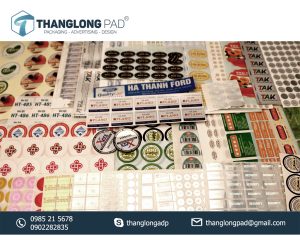 In tem decal trong bao gồm 3 loại