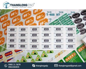 In tem phụ decal giấy giá rẻ tại hà nội