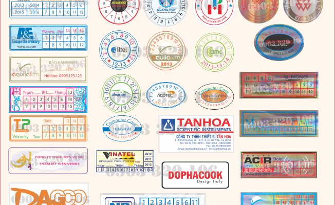 In tem chống giả kỹ thuật cao với giá rẻ và chất lượng