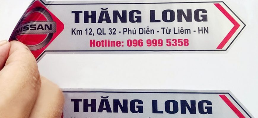 In tem decal nhựa đảm bảo chất lượng uy tín