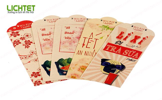 In bao lì xì giá rẻ tại hà nội